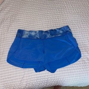 Lululemon speed up short 2.5 inch - blue